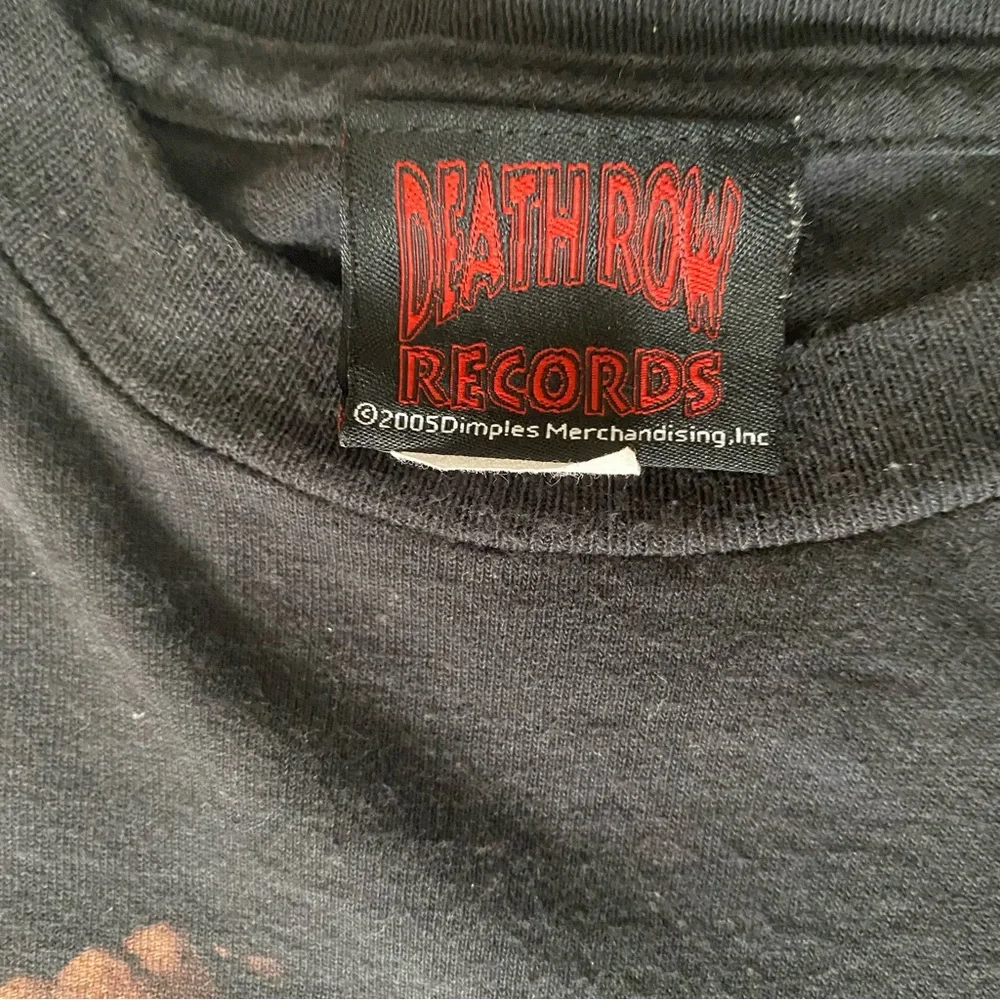 RARE Vintage Death Row Records tee Snoop Dogg Dr. Dre Tupac Suge Knight Size XS - Picture 3 of 8